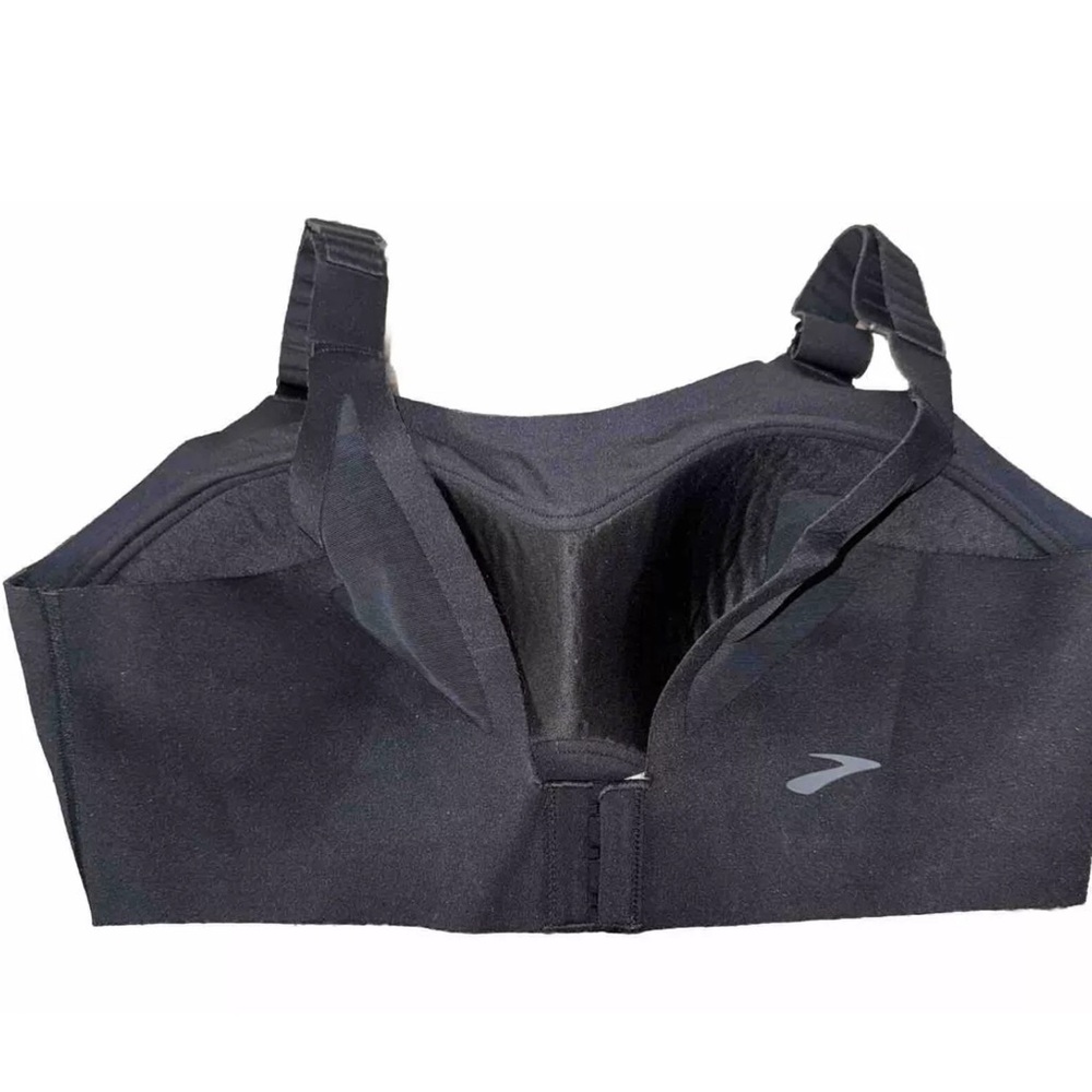 Brooks Dare Scoopback Run Bra Women’s Size 34DD Black Adjustable Wireless - Picture 2 of 7